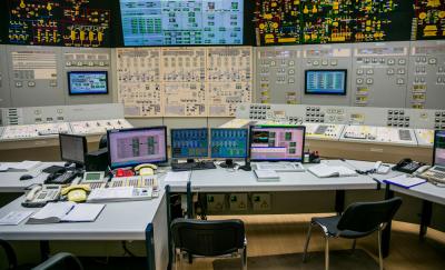 Controll room of power station